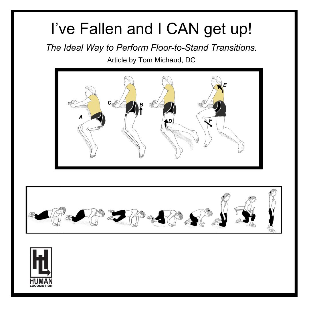 I’ve Fallen and I CAN Get Up! The Ideal Way to Perform Floor-to-Stand Transitions.